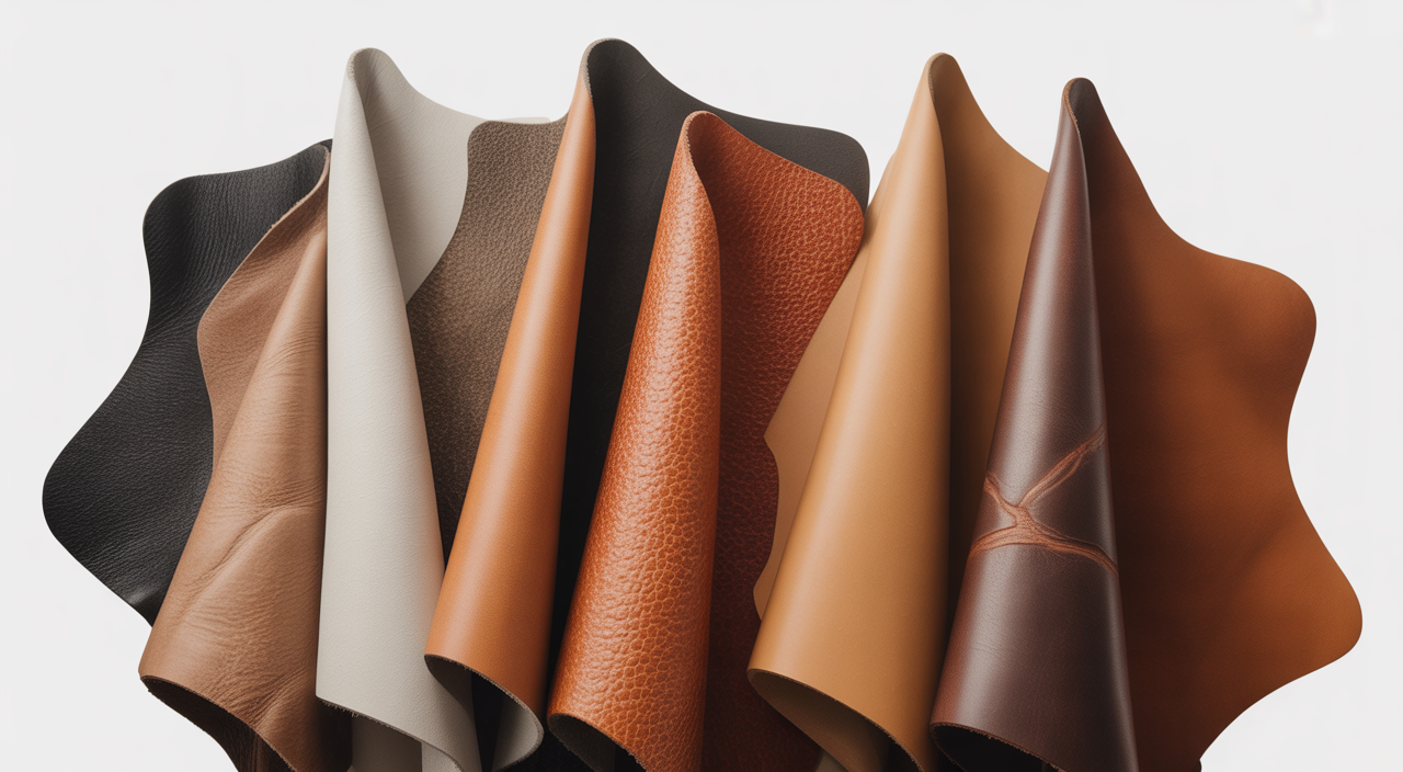 vintage leather messenger bag on a wooden table