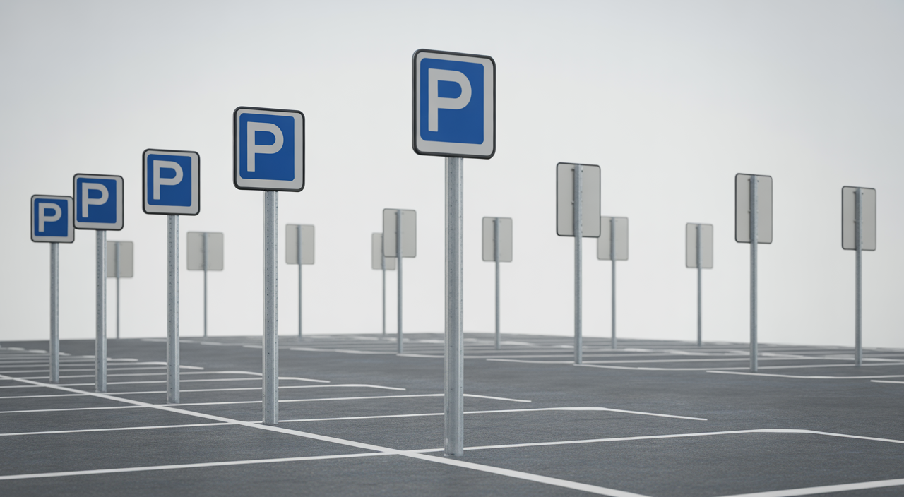 Flexible Sign Post for Safety and Durability