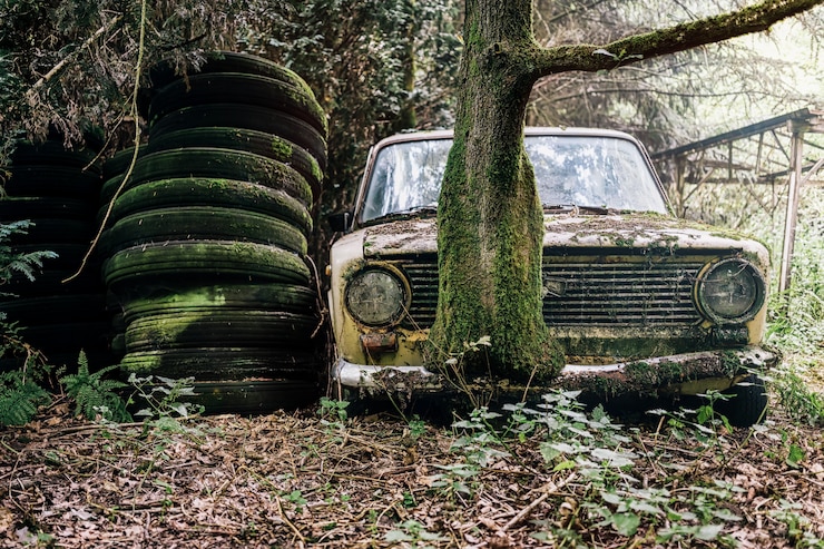 How To Sell Your Junk Car For Cash Fred E   Picture Derelict Abandoned Car Forest 181624 5992 