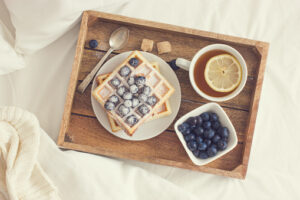 wooden breakfast tray